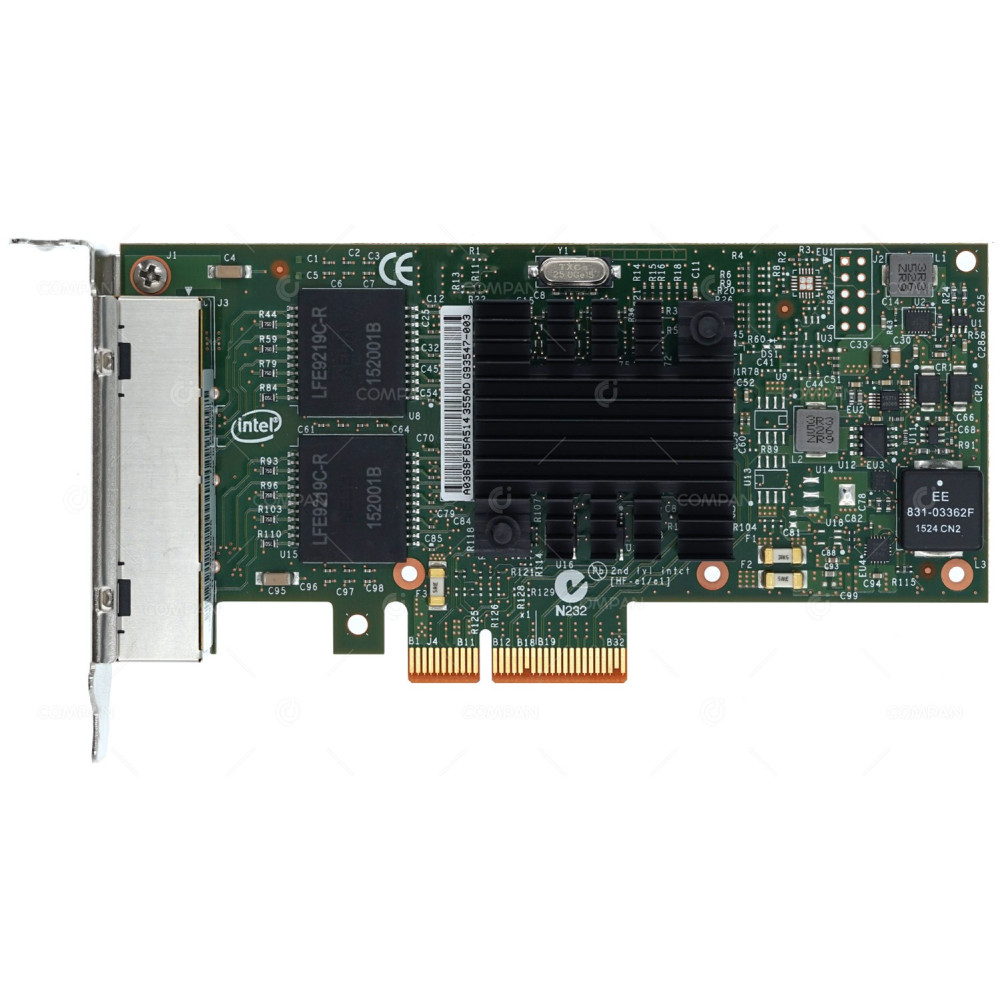 03T8760 IBM QUAD PORT 1GB RJ45 ETHERNET ADAPTER LOW PROFILE